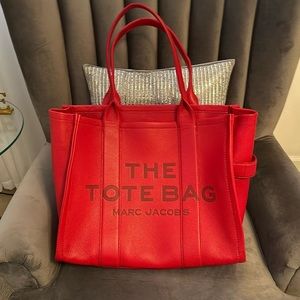 Marc Jobs LARGE Leather Tote Bag